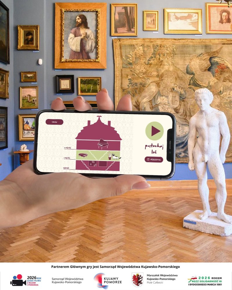 "Dziewiąte życie kota" - gra/przewodnik po Zespole Pałacowo-Parkowym w Ostromecku